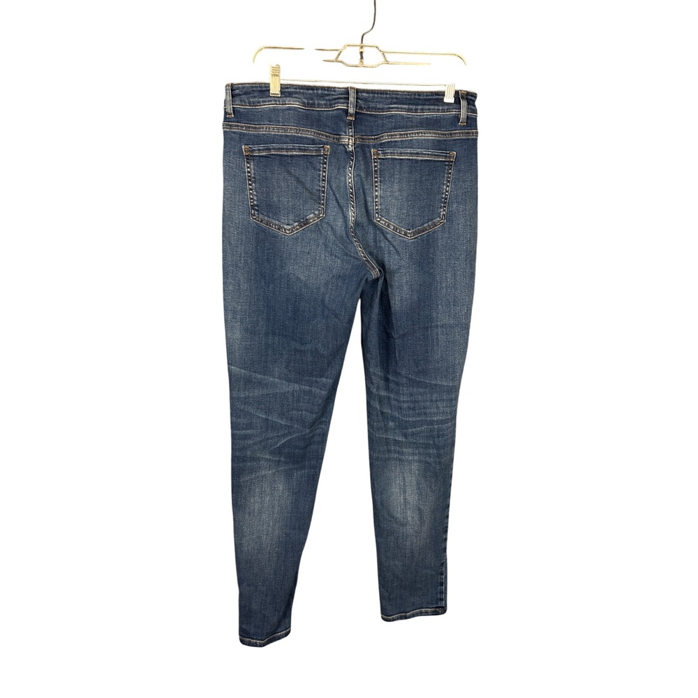 J. Jill Womens 12R Jeans Boyfriend Straight Leg Ankle Blue Medium Wash Casual - Picture 4 of 6